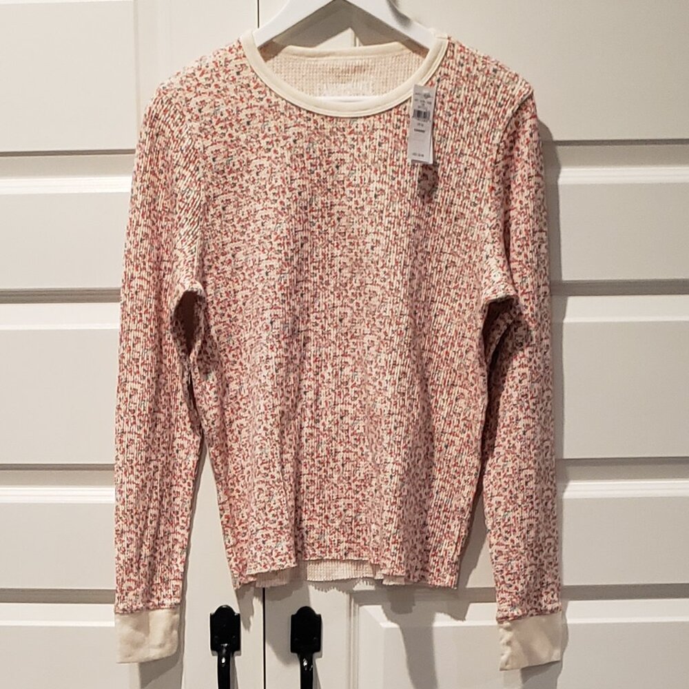 NWT: American Eagle Floral Long Sleeve Thermal Shirt Sz. XL - Picture 3 of 4